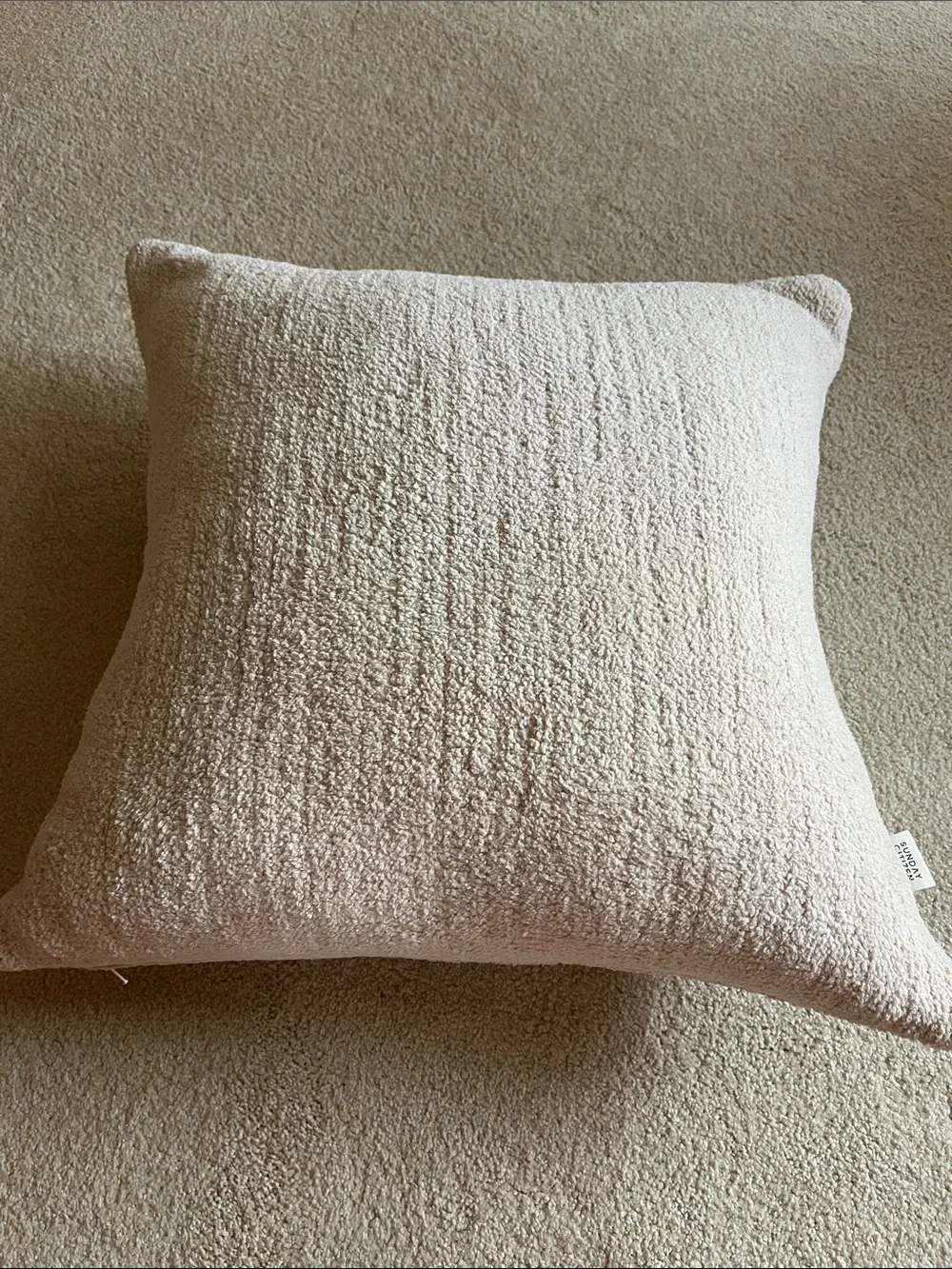 Sunday Citizen 20 x 20 Pillow, Sahara Tan